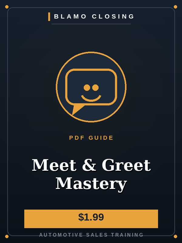 Meet & Greet Mastery cover