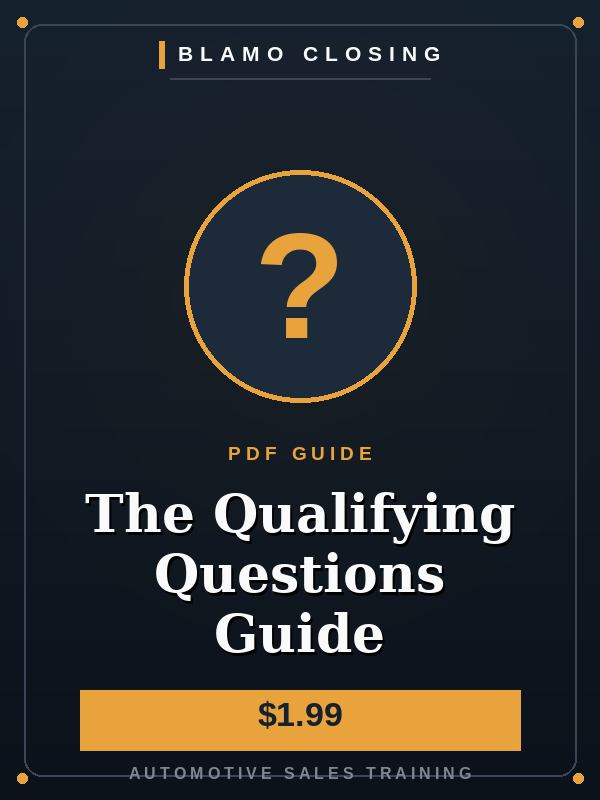 The Qualifying Questions Guide cover