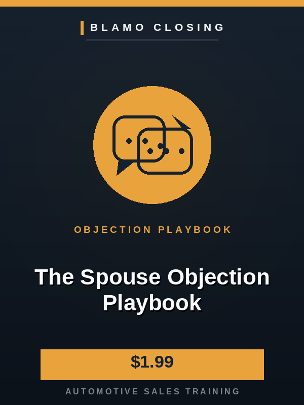 The Spouse Objection Playbook cover