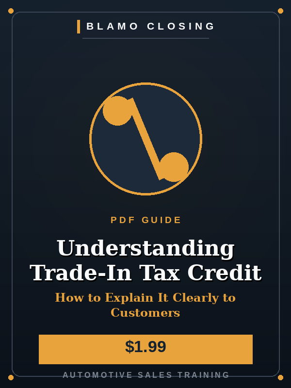 Understanding Trade-In Tax Credit cover